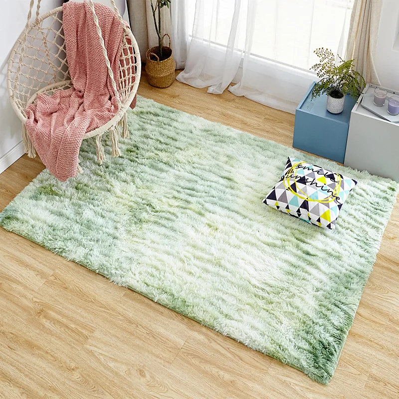 

Home Living Room Tie Dye Rug Soft Soft Rug Modern Furry Rug Bedroom Sofa Coffee Table Plush Kids Floor Mat Doormat