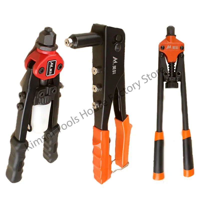 Di Động Đinh Tán Súng Phối Đinh Tán Bộ Với 50 Chiếc Đinh/1 Mũi Khoan Bằng Tay Mandrels Riveters Đinh Tán Hạt Súng tự Làm Tay Tán Đinh Công Cụ