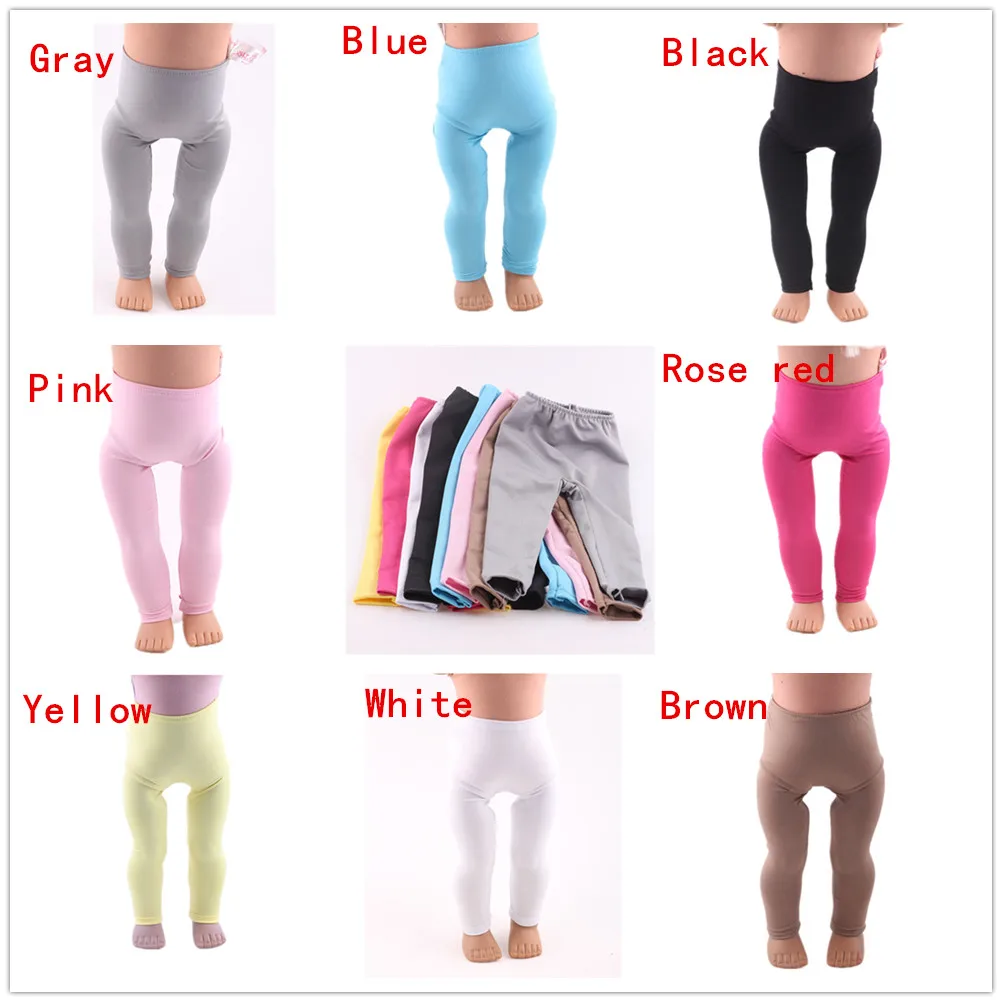 Doll Clothes Leggings Long Stock Fit 18 Inch American Of Girl`s&43Cm Baby New Born Doll Zaps Generation Christmas Girl`s Toy DIY