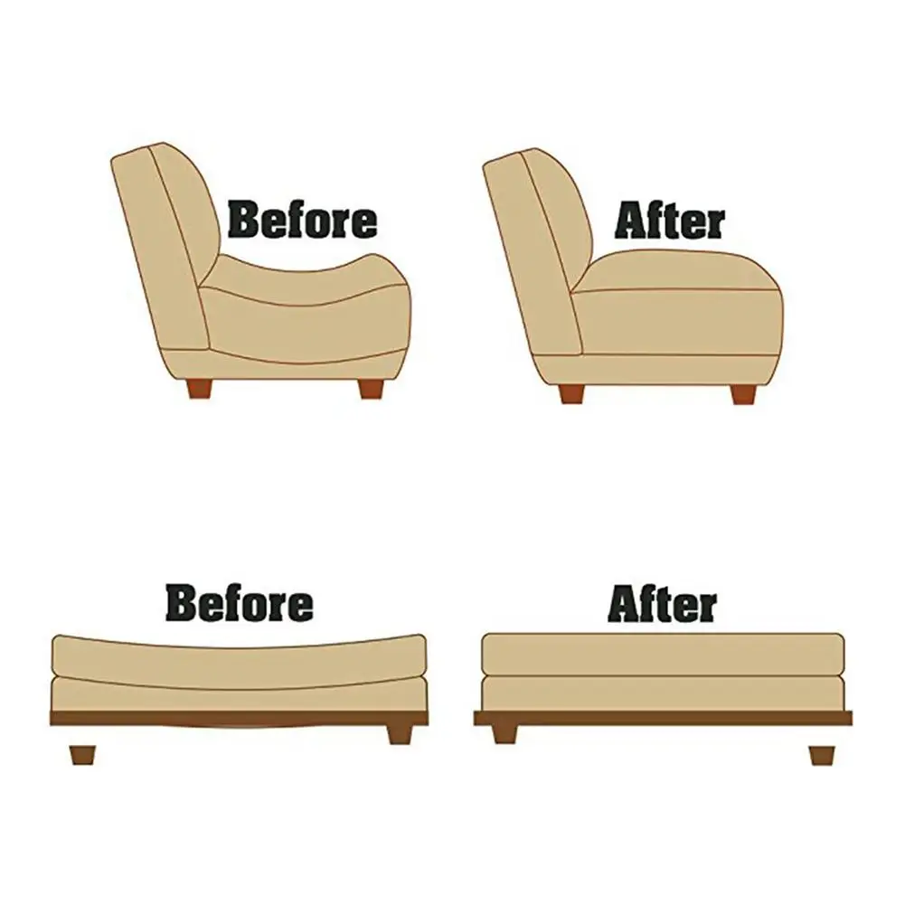 6PCS Furniture Sofa Support Cushions 48x10x0.8CM Quick Fix Support Cushions Pads For Sectional Sofa Seat Sagging Furniture