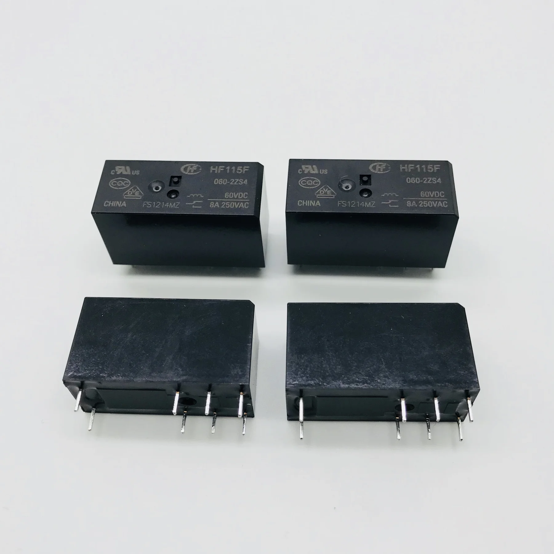 JQX โ relais HF115F-060-2ZS4 60VDC 8A 250VAC