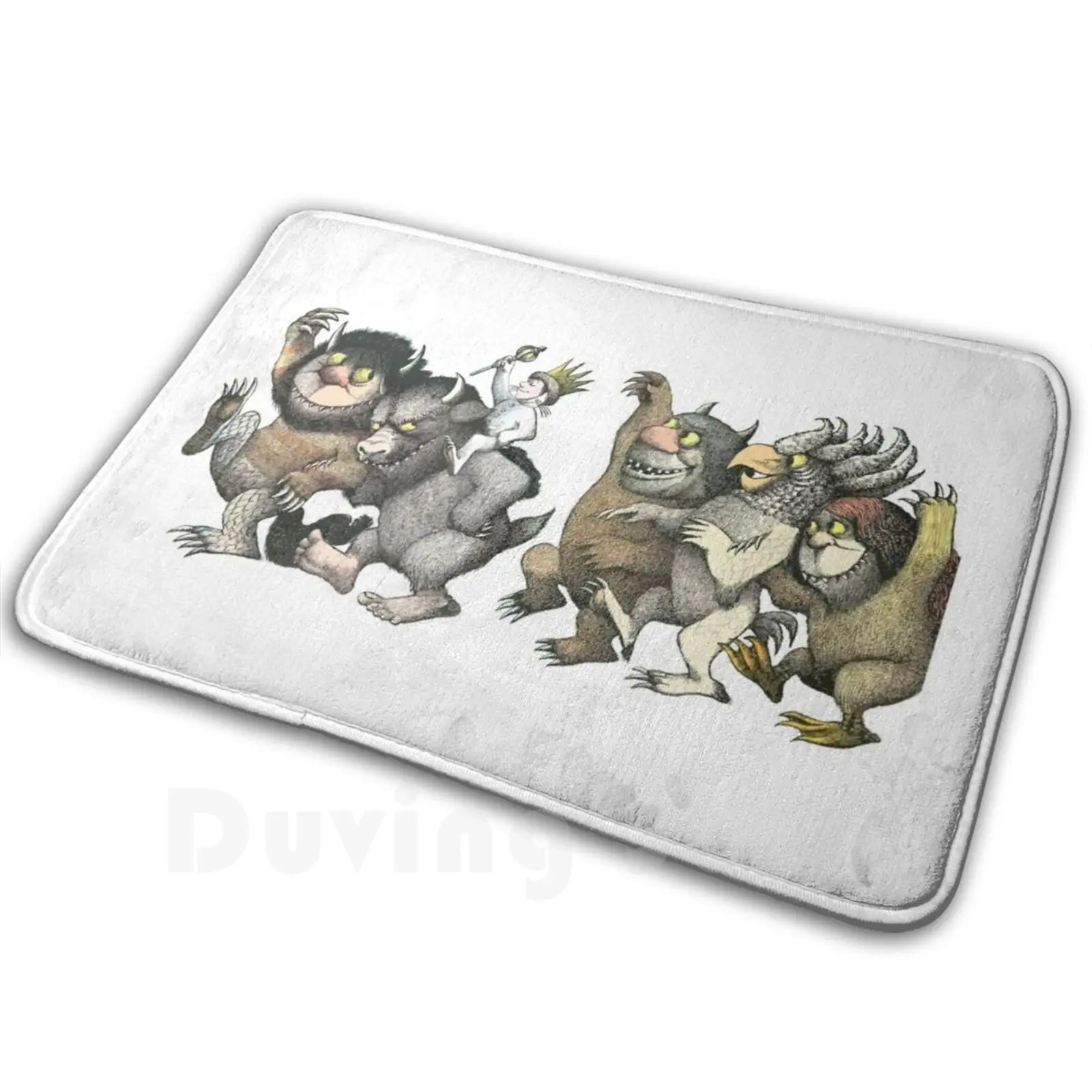 Wild Things Romp Graphic Carpet Mat Rug Cushion Soft Wild Things Where The Wild Things Are Wild Monster Romp