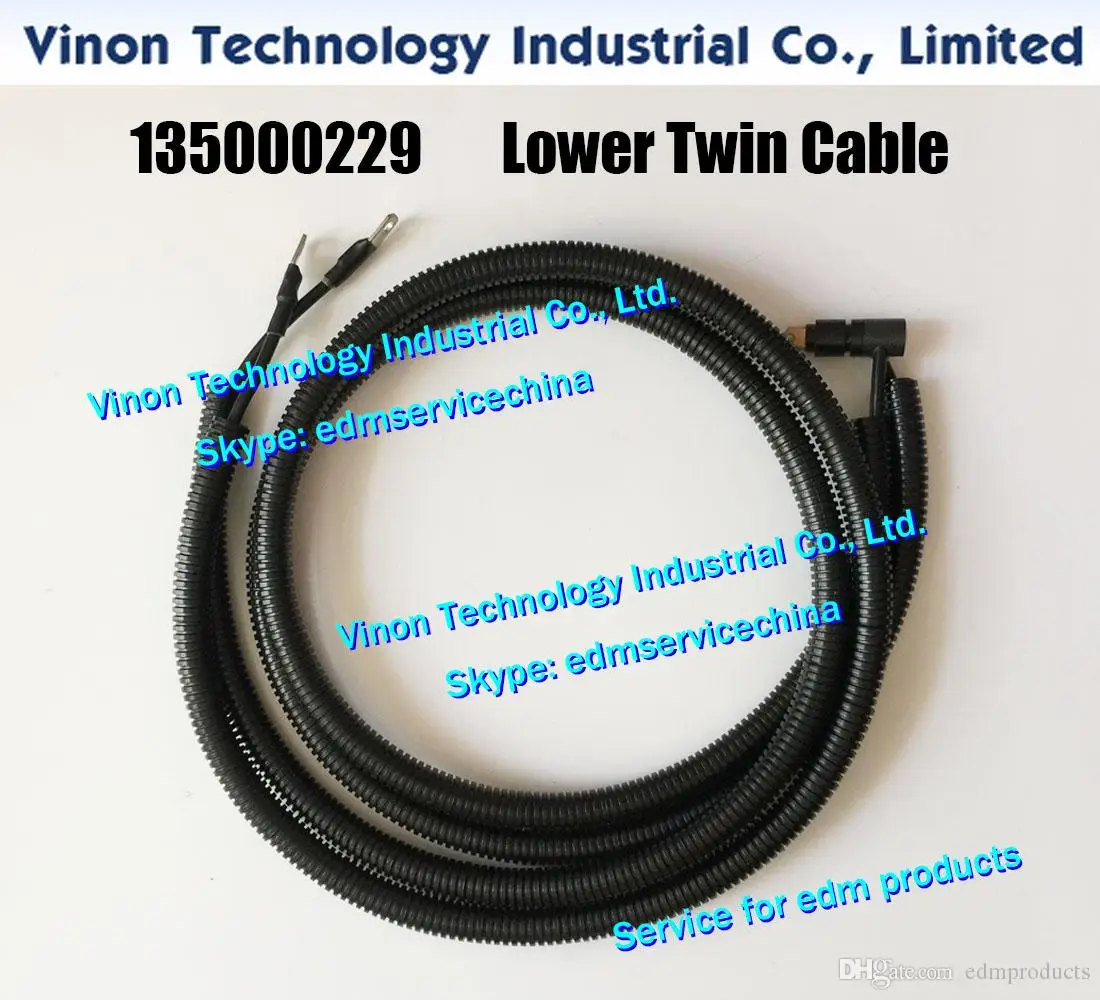 

135000229 edm Power Supply Cable L=1200mm for Wire-cut EDM ROBOFIL 440CC,440CCS machines Twincable lower head, edm spare parts