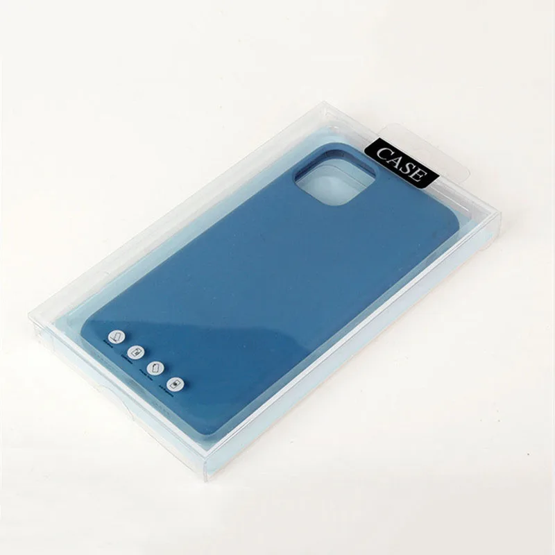 Clear Printed Blister Plastic PVC Mobile Cell Phone Smartphone Cellphone Case Packaging Box For iPhone 12 Case