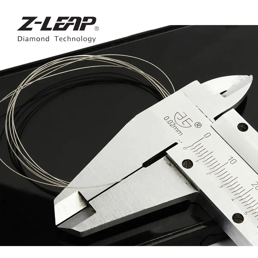 Z-LEAP 0.3/0.5 DIY Đối Phó Thấy Chiều Dài 3M Kim Cương Dây Thấy Gỗ Trang Sức Đá Kim Loại Mạ Điện Ngòi Thường Thấy kim Cương Cắt Dây