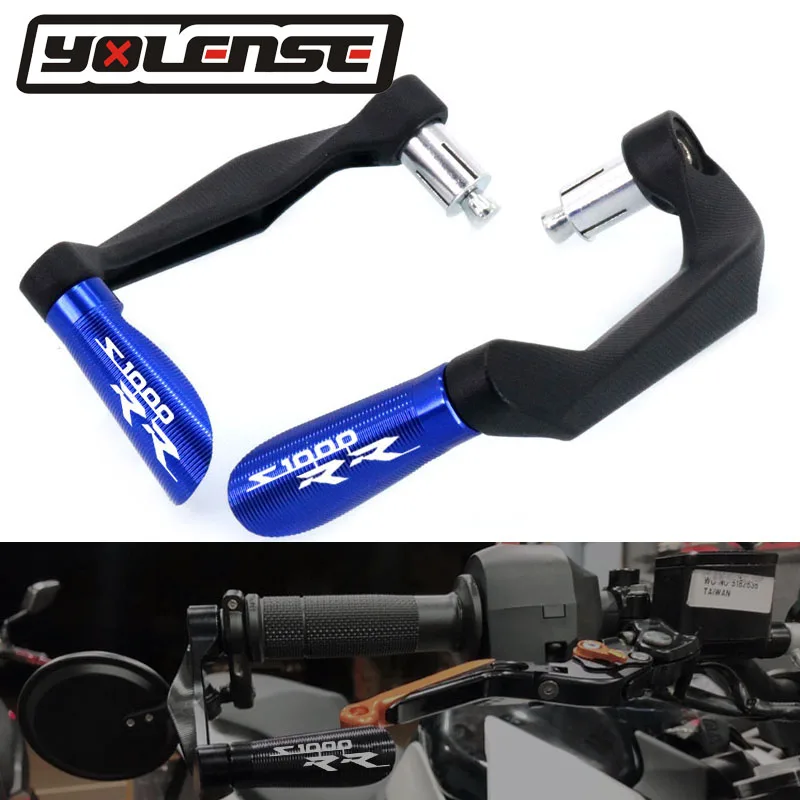 

Motorcycle 7/8" 22mm Handlebar Grips Brake Clutch Levers Guard Protector For BMW S1000RR S1000 RR 2014 2015 2016 2017 Motor bike