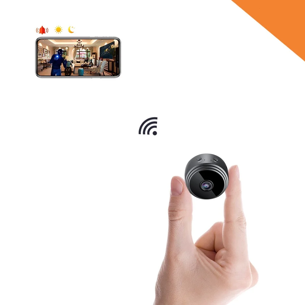 Car Dvr wifi Camera  home mini camera  Mobile phone remote monitoring wireless 1080P night vision remote aerial photography