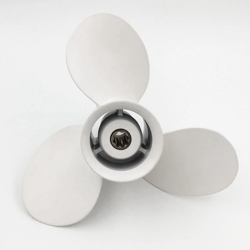 9 1/4X11 For Yamaha 8 Tooth Spine Aluminium Propeller Propellers 15Hp Propellers 9.9 Hp Propellers