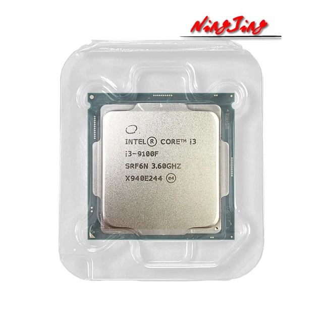 Intel Core i3-9100F i3 9100F 3.6 GHz SRF7W /SRF6N Quad-Core Quad-Thread CPU  65W 6M LGA 1151 new but no fan