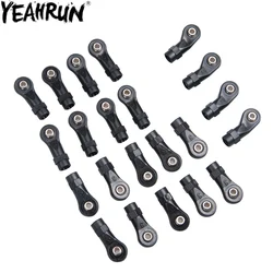 YEAHRUN 22PCS estremità dell'asta di plastica sfere di collegamento testa a sfera fibbia collegamento Pull Rod Offset per 1/10 RC Crawler Car TRX-4 TRX4 Parts