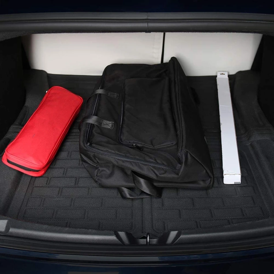 XPE All-weather 3D Cargo Liner posteriore tronco Mat anteriore Frunk Storage Box Mat antiscivolo facile da pulire fodere per Tesla Model Y