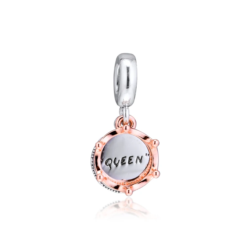 

Queen & Regal Crown Dangle Charm Authentic 925 Silver Jewelry Fits Beads Bracelets & Necklaces DIY Fashion Female Jewelry Charm