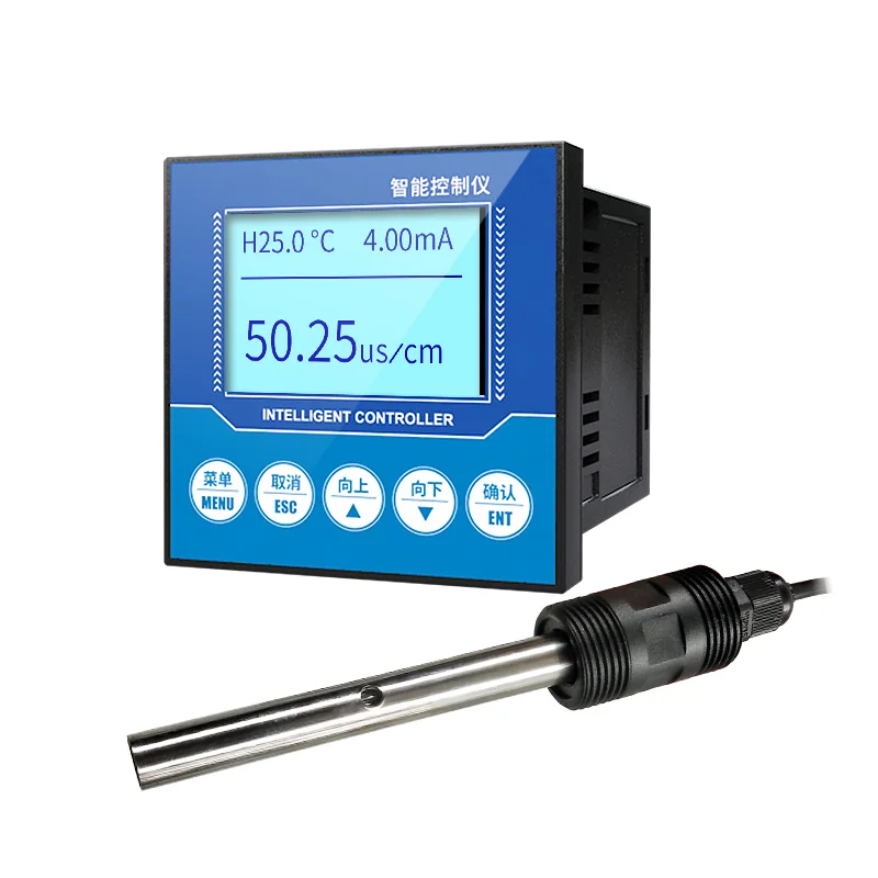 

Conductivity Meter Industry Online Pure Water Resistivity Controller EC Meter Water Quality Detection Instrument Sensor