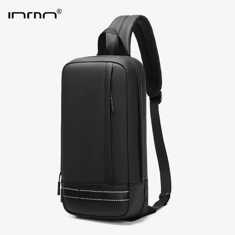 INRNN Waterproof Oxford Chest Bag High Quality Men\'s Shoulder Bags Male Sling Crossbody Bag Men Light Weight Travel Chest Pack