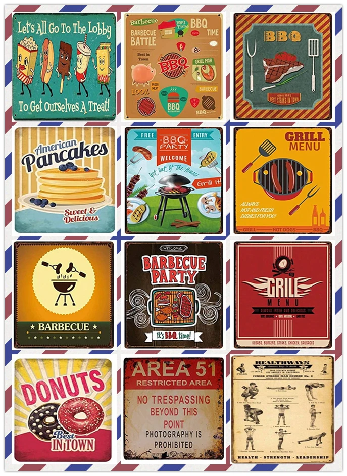 

Nostalgic Film Movie Cinema Theater Snack Bar Tin Sign Unique Game Room Metal Sign Outdoor Indoor Tin Sign