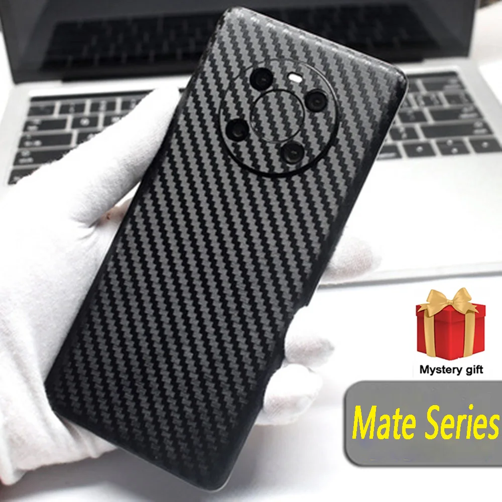 3D Carbon Fiber Film Back Film For Huawei Mate 60 50 40 30 20 10 Pro For Huawei Mate 60 40 30 20 10 Ice Film Back Stickers