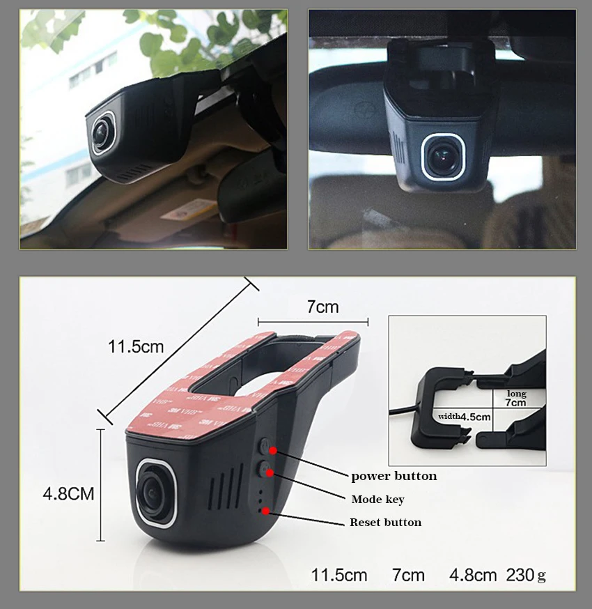 HD Car DVR Camera Dash Cam 24H Night Vision For Suzuki Swift/Swift sport ZC32S ZC72S ZC82S 2010 2011 2012 2013 2014 2015 2016