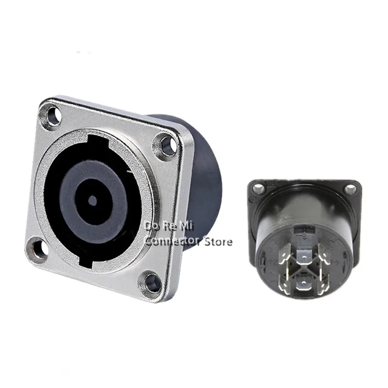 1Pc Type-D Professional Audio ฐาน4Pin Connector 8Pin ลำโพง Jack Speakon ซ็อกเก็ต