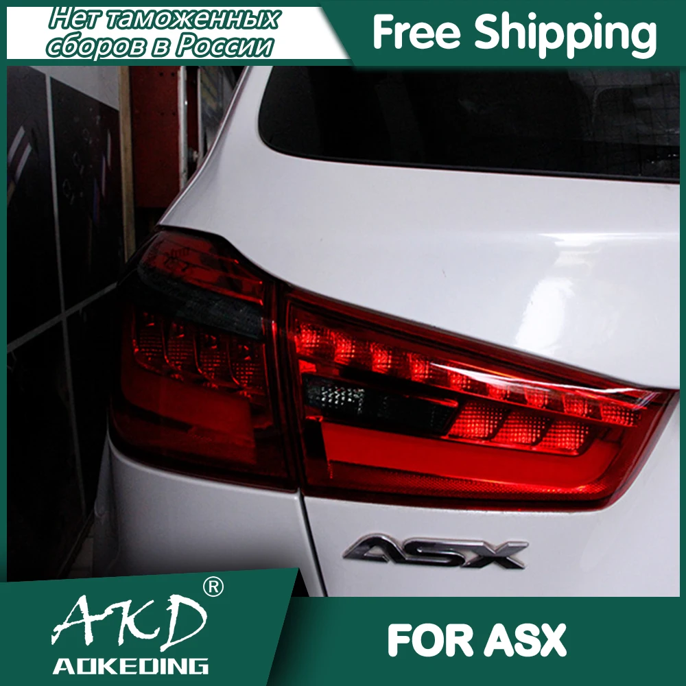 For Mitsubishi ASX Tail Lamp 2011-2018 Led Fog Lights DRL Day Running Light Tuning Car Accessories ASX RVR Tail Lights