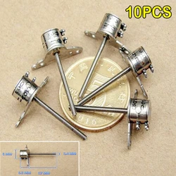 10PCS Mini 6mm Stepper Motor 2-phase 4-wire Micro Mini tiny Stepping 17mm Long Shaft Linear Screw Digital Camera Lens