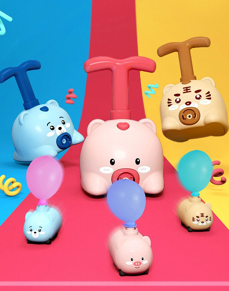 Puzzle istruzione macchinine lanciatore aerodinamico ad aria palloncino power cars giocattoli per ragazzi esperimento scientifico regalo per bambini per bambino ragazzo