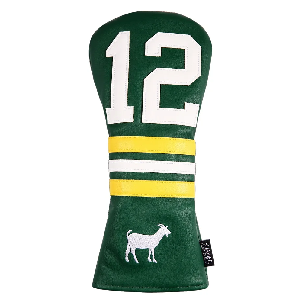 PU Leather Men Women Sports Idol Jersey Number Style Cover Golf Club Driver Headcover