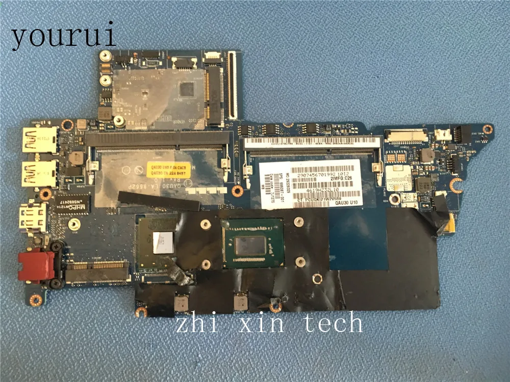 yourui For HP Envy 4-1000 Laptop motherboard 686087-001 QAU30 LA-8662P with  i5-3317u DDR3 Test ok 100% original