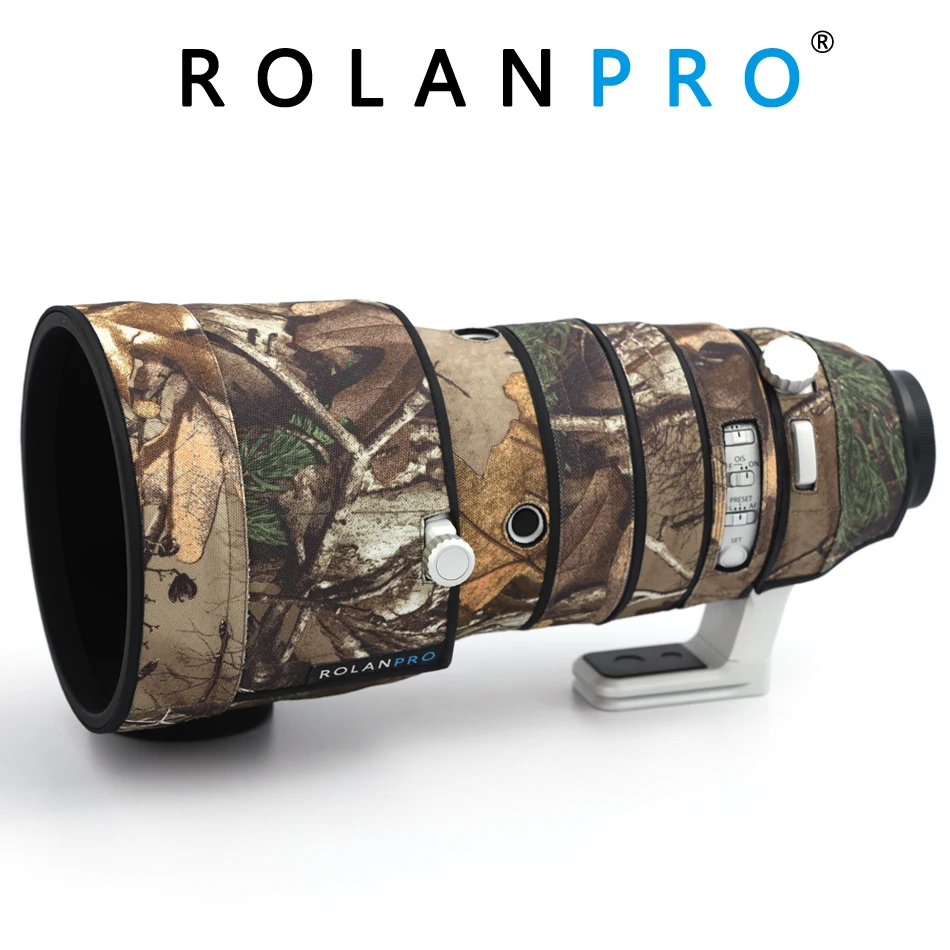 

ROLANPRO Waterproof Lens Coat Camouflage Rain Cover For Fujifilm FUJINON XF200mm F2 R LM OIS WR Lens Protective Case Guns Sleeve