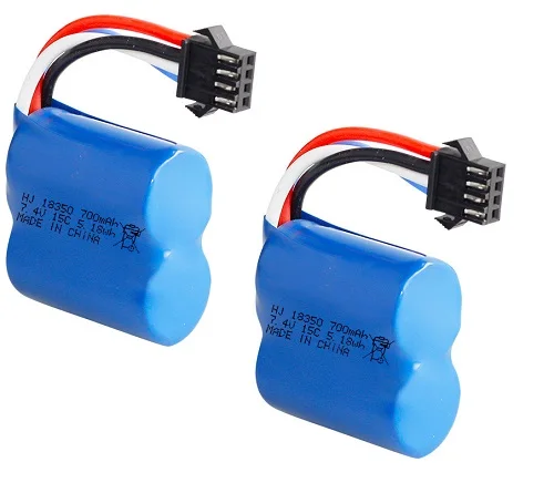 

7.4V 600mAh Li-po Battery for H100 H102 high speed RC Boat Li-ion 18350 600MAH 7.4v Battery