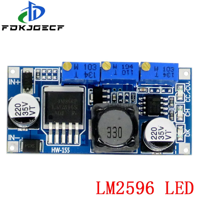 LM2596 LM2596HVS power supply module DC-DC BUCK 3A adjustable buck module regulator ultra LM2596S Step down 24V switch 12V 5V 3V