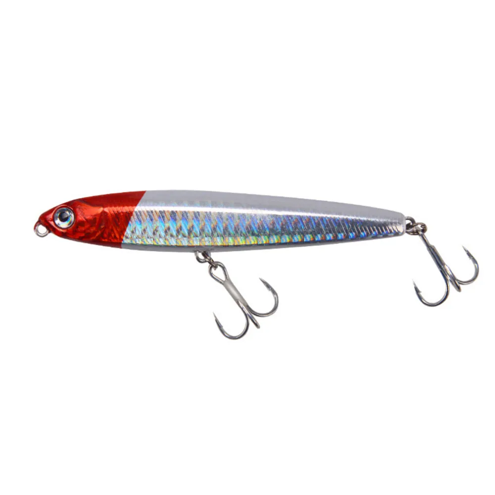 1PCS Bleistift VIB Sinking Angeln Köder 8cm 14g Künstliche Harten Köder Crankbait Wobbler Angelgerät Für Bass hecht Pesca