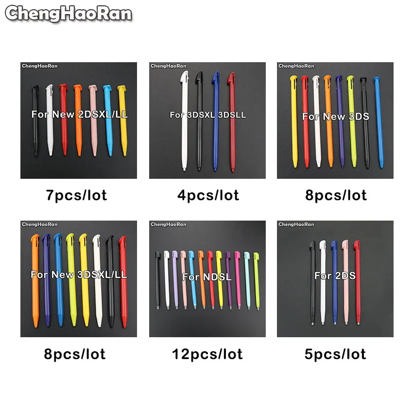 

ChengHaoRan Plastic Stylus Pen Game Console Screen Touch Pen for Nintend New 3DS 2DS LL XL for 3DS XL NDSL Console Accessories