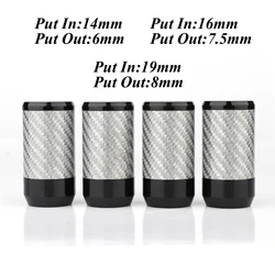 4Pcs hifi Carbon Fiber Pants Boot Y Splitter Speaker Brass Audio Cable Wire pant