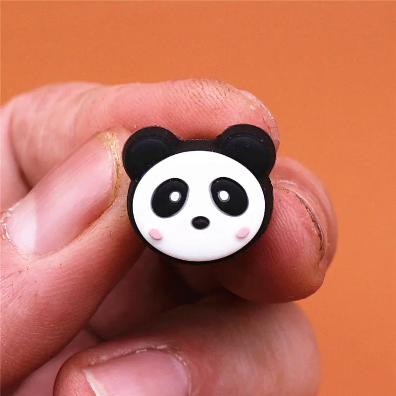 Original PVC Shoe Charms NEW Cartoon Deer Alpaca Panda Tiger Shoes Decorations Accessories for Kids Party Gifts U198