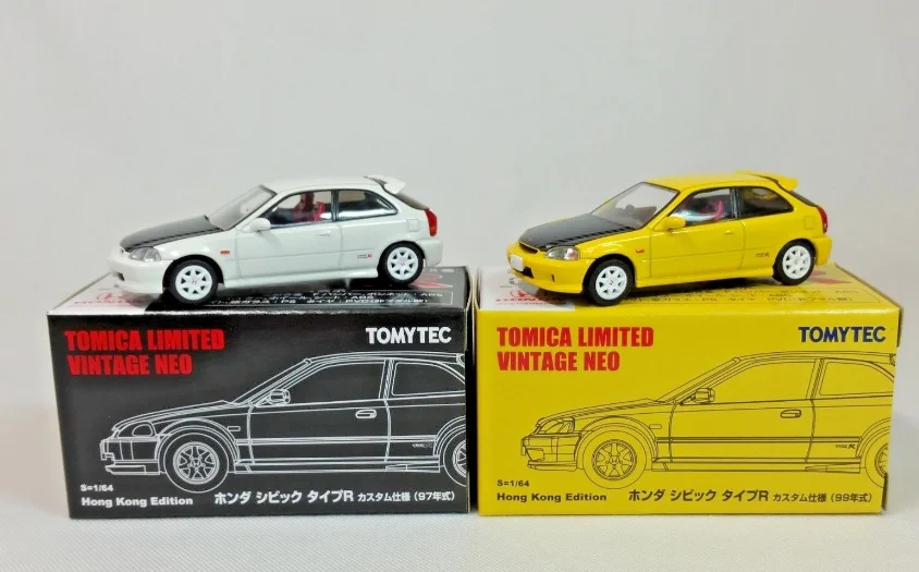 

Коллекция TOMY TOMICA TEC 1/64 TLV Honda Civic EK9, лимитированная винтажная модель автомобиля