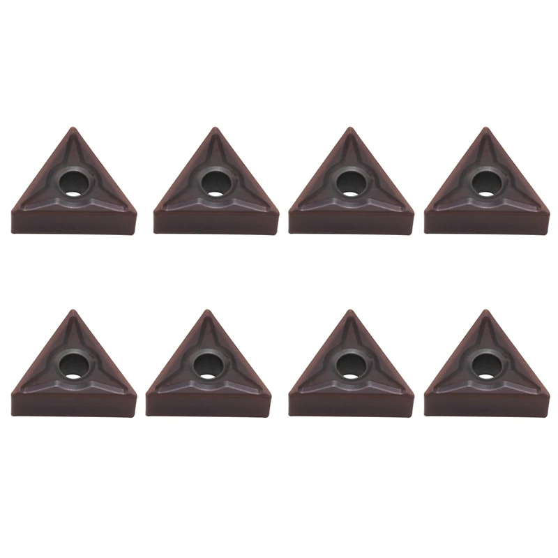 Ferramentas de torneamento externo, ferramentas de torneamento tnmg160404 em mp1125 de alta qualidade de torno cnc, inserções de carboneto 160404 em aço inoxidável com 10 peças