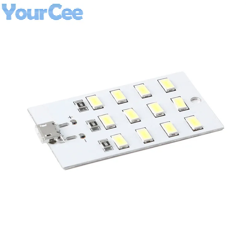 2pcs 5730 5630 SMD 20/16/12/8 Bead LED Lighting Panel 5V Lamp Micro USB Panel Mobile Emergency Light