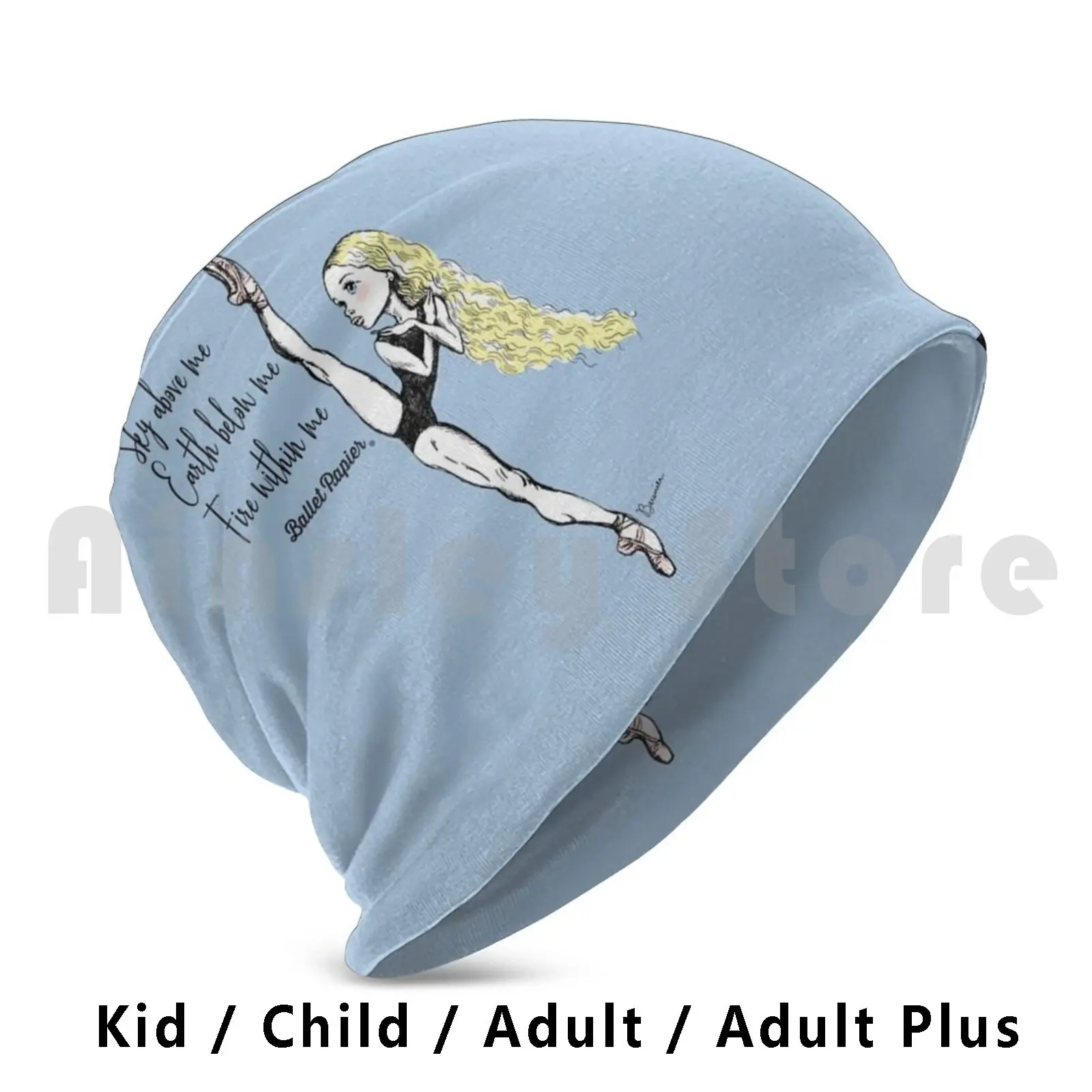 Fire Within Me Beanies Pullover Cap Comfortable Ballet Papier Berenice La Placa Ballet Ballerina Pointe Shoes Ballet