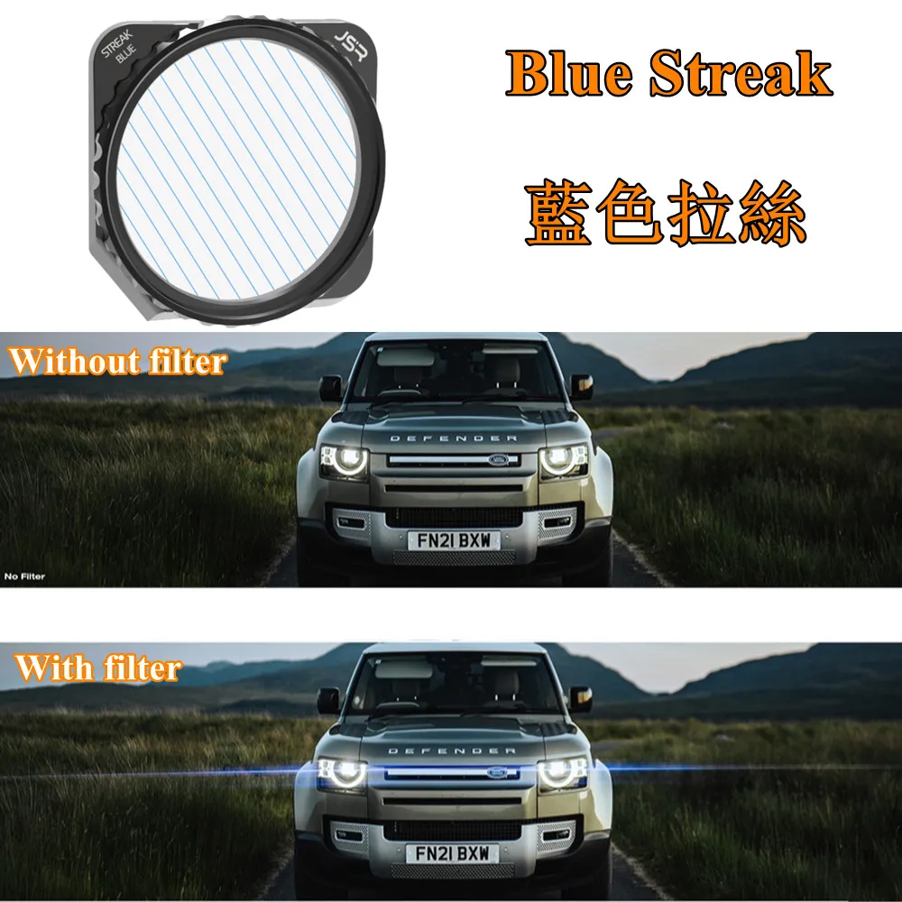 Glass Streak Blue Golden Colorful Lens Filter Cinematic Flares Ray Light Protector for DJI Mavic 3 Drone Camera Mavic3