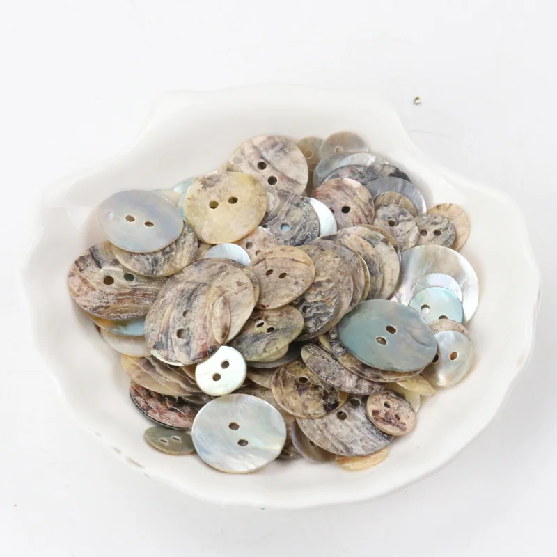 50Pcs/lot Mother Of Pear Shell Buttons For Clothing Sewing Accessories Scrapbooking DIY Crafts Garment Decoration