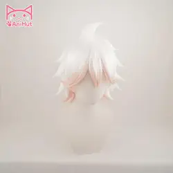 Cosplay Wig Komaeda Nagito Danganronpa Cosplay Wig Anime AniHut Cosplay Hair Synthetic Heat Resistant Hair