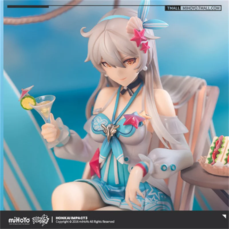 In Stock: Anime Game Honkai Impact 3 COSPLAY Kiana Kaslana Herrscher Of The Void 1/8 Figure Parasol Kaisirin Ver.