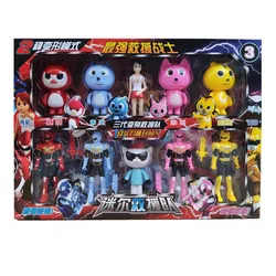 Hotsale With Retail Box For X Volt Transformation Toys MiniForce Action Figure Plastics Toy Kids Toys Christmas Gift PW013