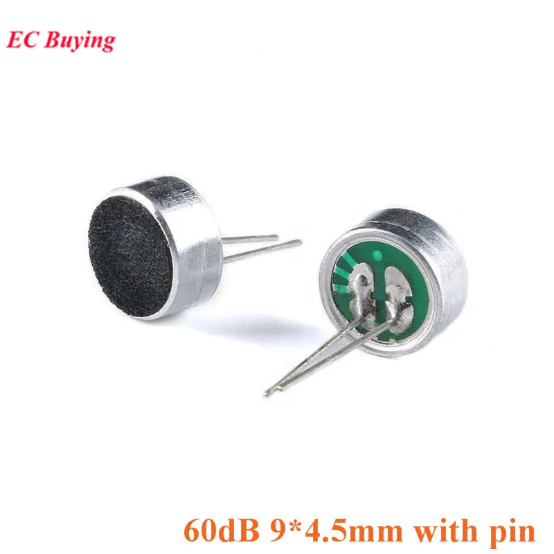 50 szt./1 szt. Mikrofon 4mm 6*5mm 9*7 4.5*2.2 6*2.2mm Mikrofon Pojemnościowy Elektretowy Przetwornik 6x5mm 9x7mm 4.5x2.2mm 6x2.2mm Akcesoria MP3 — zdjęcie 5