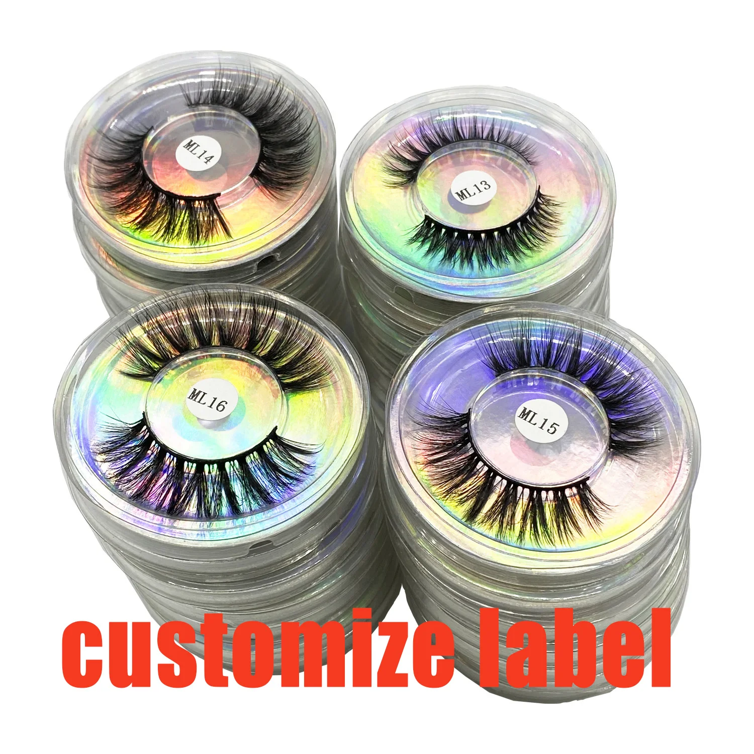 

Wholesale Eyelashes Set 3D Mink Lashes Bulk Natural False Eyelashes Dramatic Lash Extension Volume Lashes Packs Customize LOGO