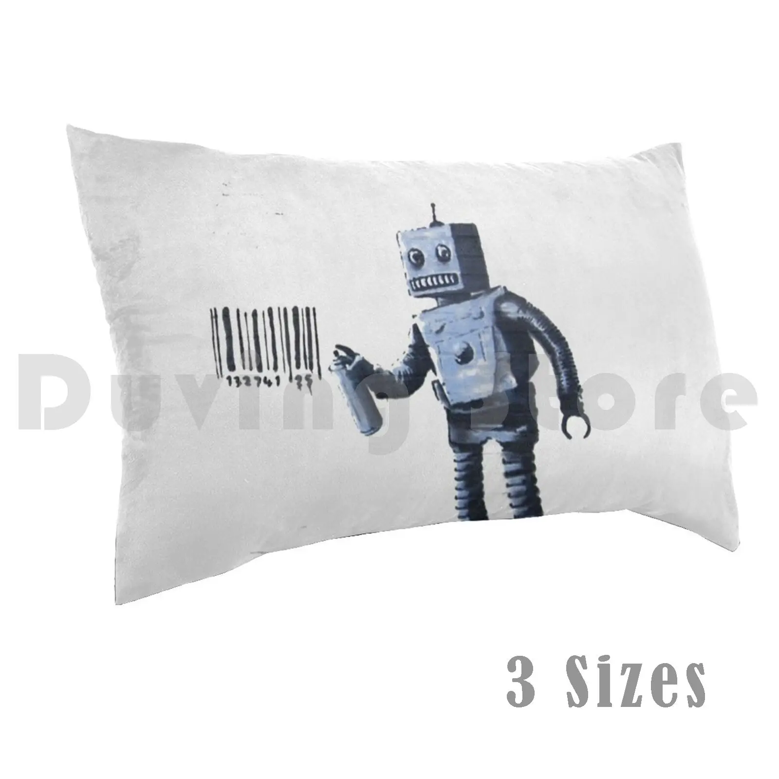 Banksy Robot Graffiti Street ArtPillow case Banksy Street Art Graffiti Stencil Street Anarchy Banksy