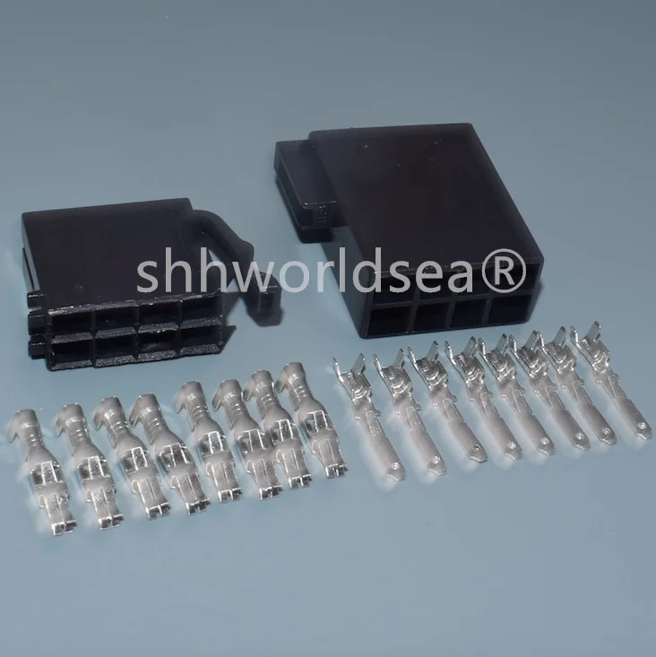 Shhworldsea 8 دبوس 3.5 مللي متر السيارات ذكر أنثى كابل شعبية الصوت القرن لشركة فولكس فاجن CD ISO الأسلاك موصل قابس دبوس 106455 962189-1