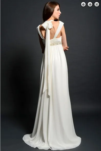 зима2020 sashes halter beach rushed vestidos evening plus size long beaded belt chiffon graduation Bespoke Wedding Dresses