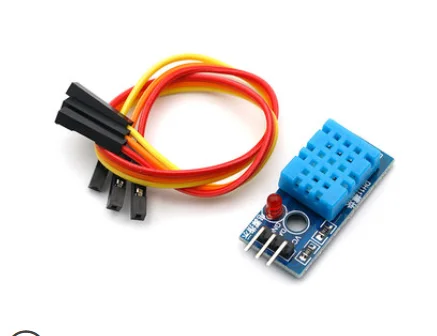 TENSTAR ROBOT 50pcs DHT11 Temperature and Relative Humidity Sensor Module With Cable