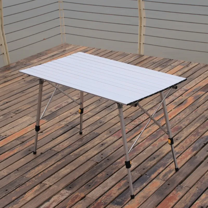 K-STAR Outdoor Folding Table Chair Camping Aluminium Alloy Picnic Table Waterproof Durable Folding Table Desk For 90*53*69cm New